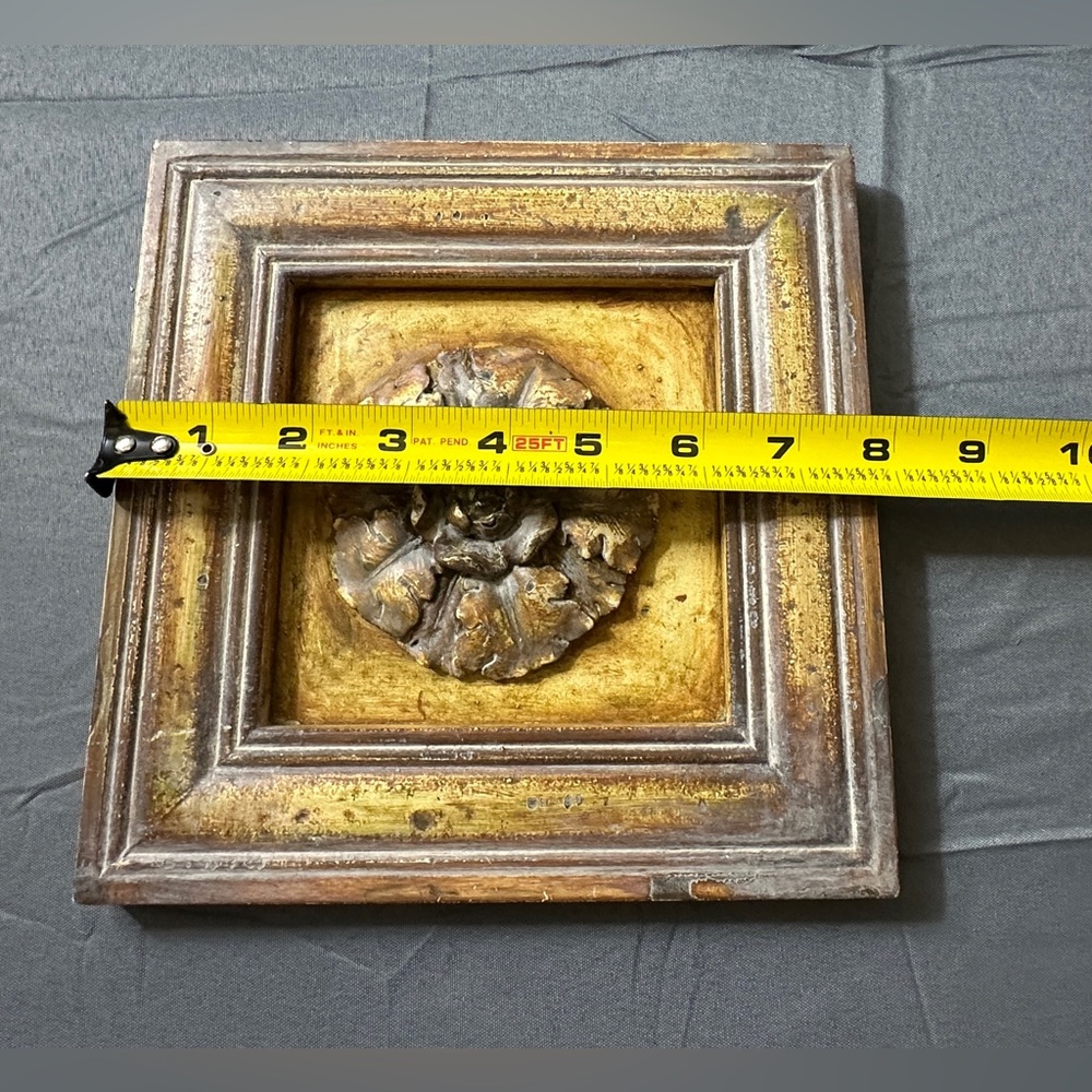 Antique Gold Floral Wall Accents - Picture 9 of 10